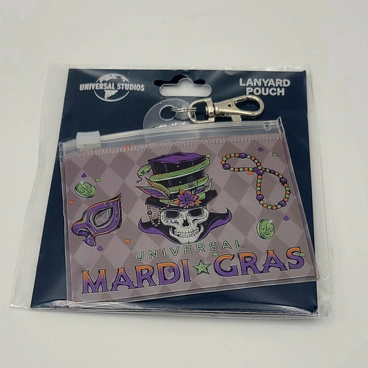 *Lanyard Pouch* 2026 Universal Studios Mardi Gras Baron Tonton Skeleton Orlando