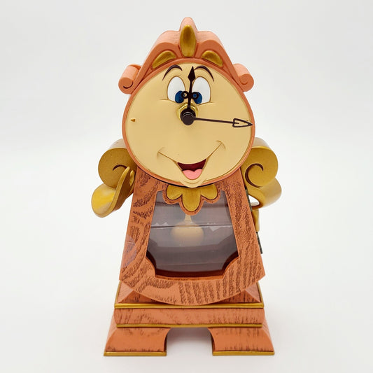 NEW Walt Disney World Parks Beauty & The Beast Cogsworth Clock Figure Figurine 