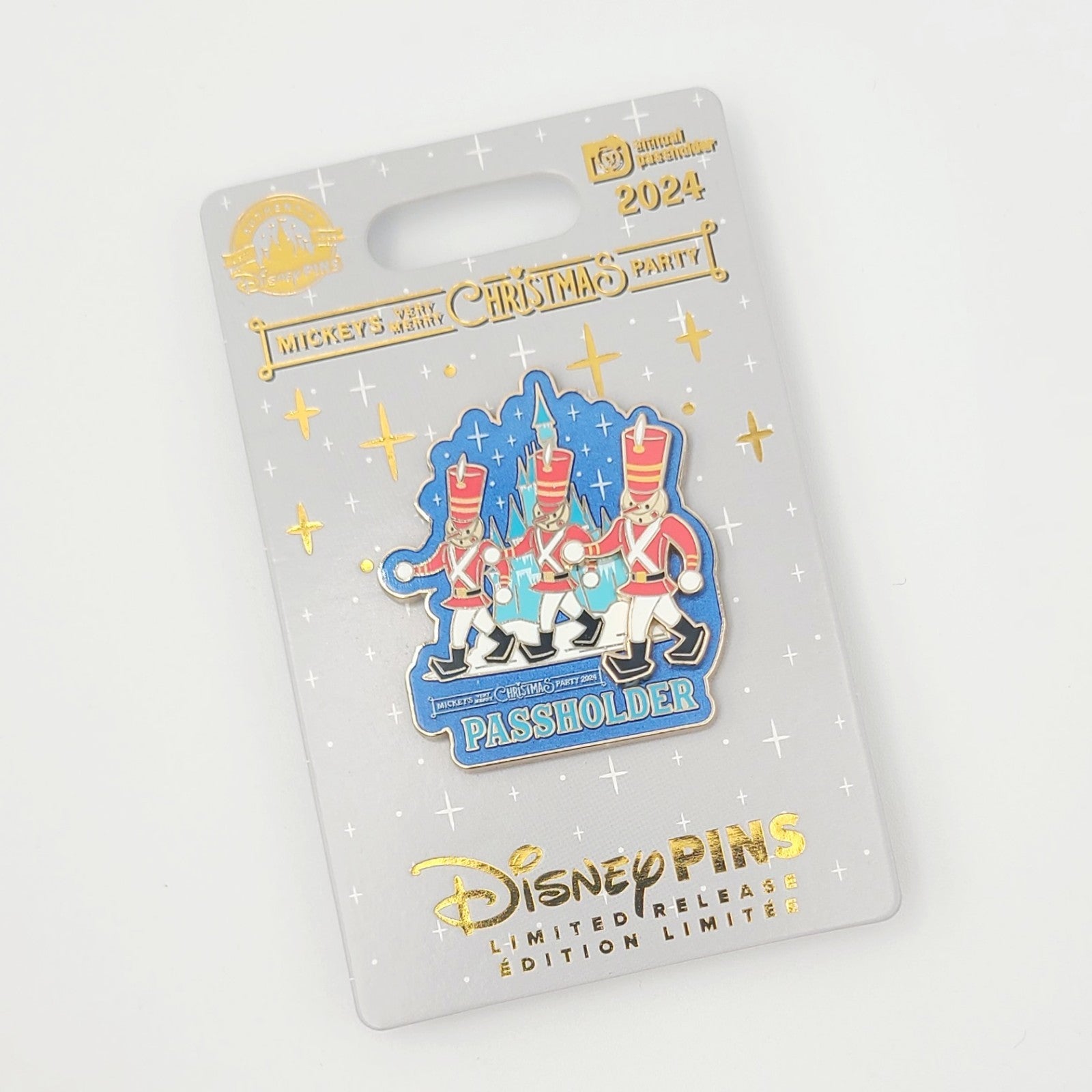 *4 Pin Set* 2024 Disney Parks Mickeys Very Merry Christmas Party Soldiers Minnie
