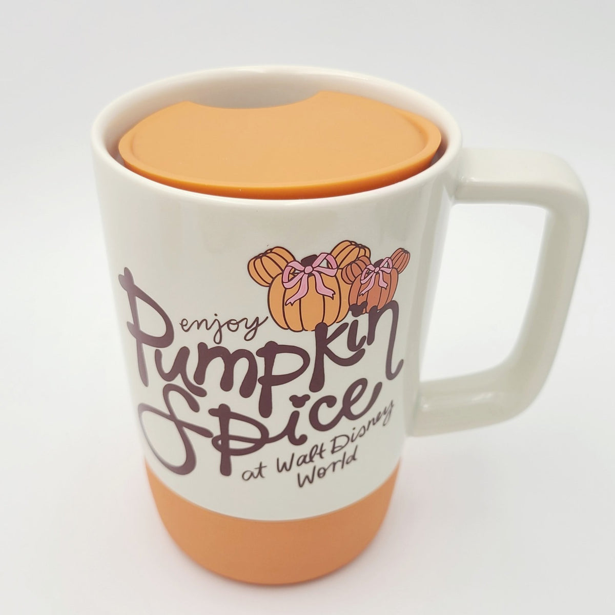 IN HAND 2026 Walt Disney World Parks Halloween Enjoy Pumpkin Spice Mug Starbucks