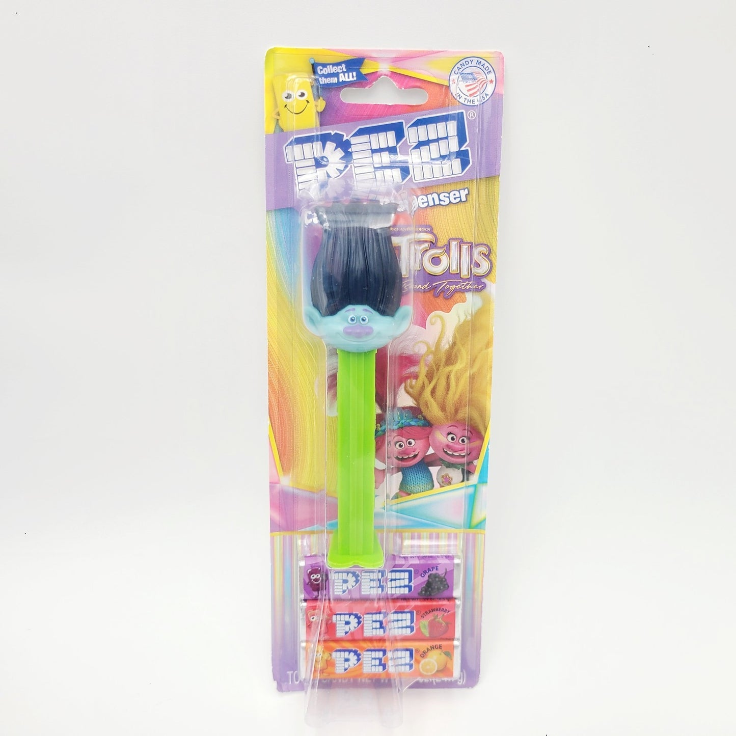 *Set of 2* Trolls Band Together Pez Dispensers Branch & Viva Universal Studios