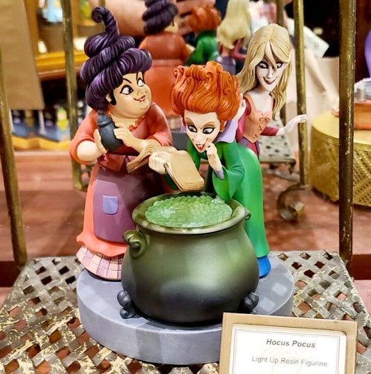 Disney Parks Halloween Hocus Pocus 2 Sanderson Sisters Light-Up & Sound Figurine