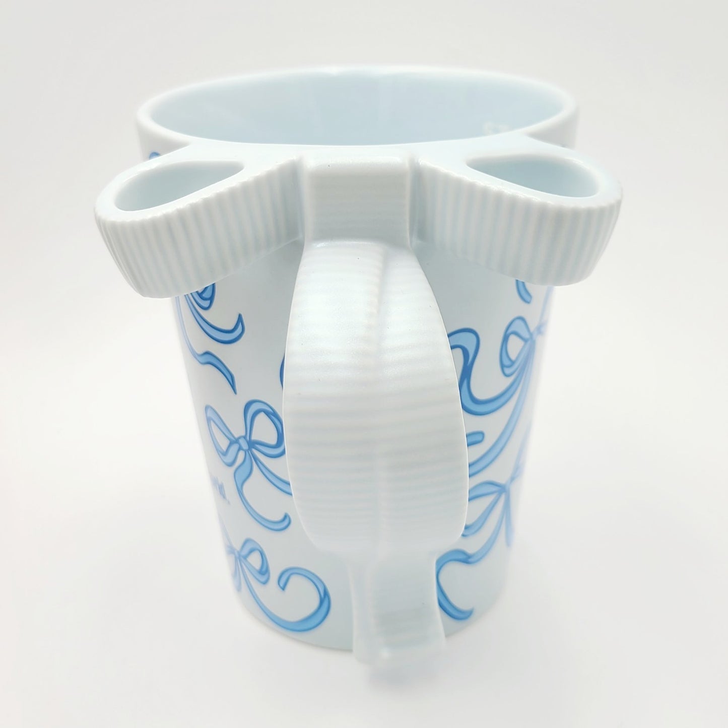 2026 Walt Disney World Parks Starbucks Blue Bow Ribbons Castle Ceramic Mug New