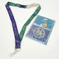 *Lanyard & Pouch* Universal EPIC Universe Harry Potter Ministry Magic Keychain