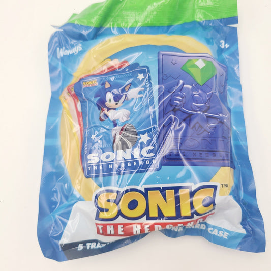 SEALED 2026 Wendys SONIC the Hedgehog BLUE 5 Trading Card Set Case Wendy Wendy's