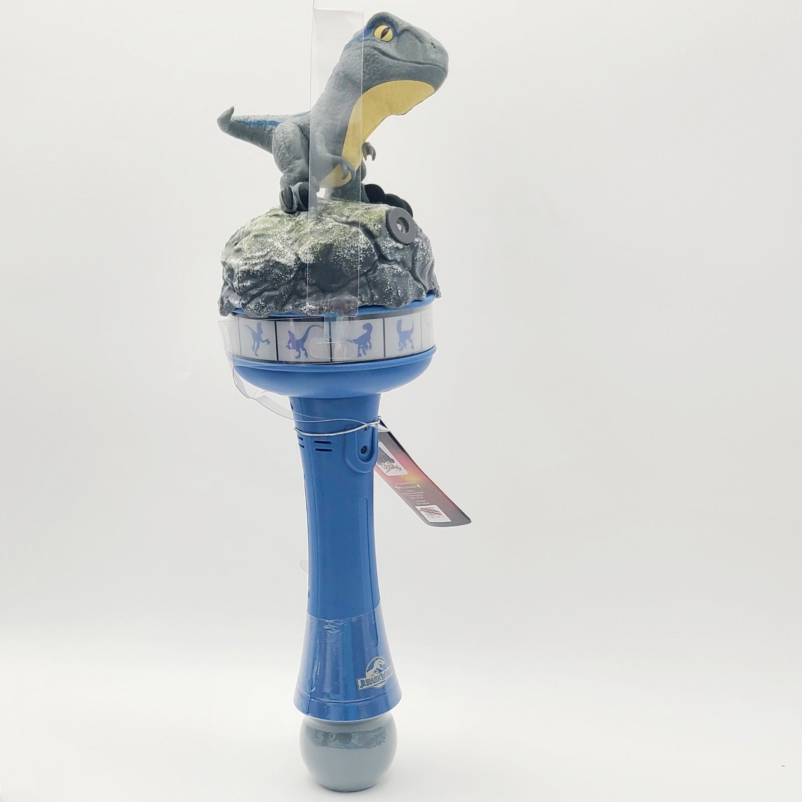 *Bubble Wand* Universal Studios Orlando Jurassic World Park Raptor Blue Dinosaur