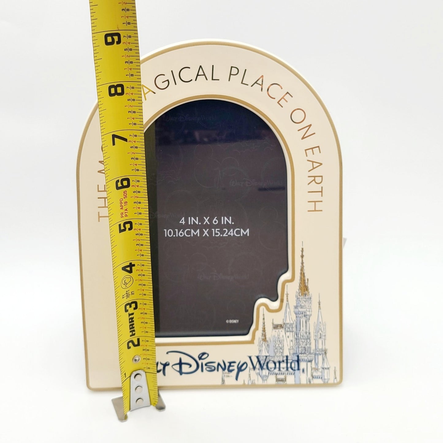2026 Walt Disney World Park Cinderella Castle Most Magical Place Photo Frame 4x6
