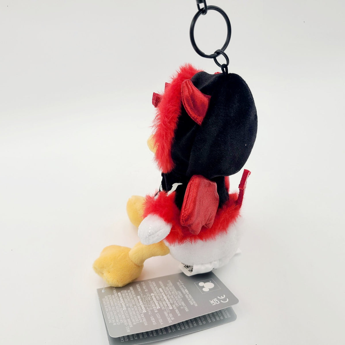 2026 Disney World Parks Donald Duck Devil Halloween Plush Bag Charm Keychain New