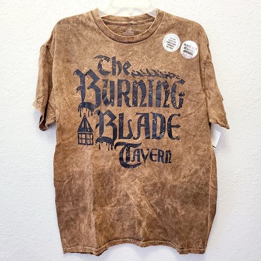 *LARGE Shirt* EPIC Dark Universe Darkmoor Burning Blade Tavern Universal T-Shirt