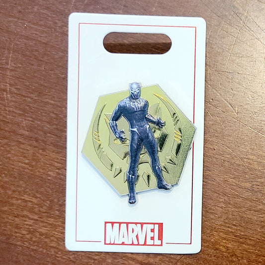 2021 Walt Disney World Parks Marvel Black Panther Logo Pin - NEW on Card