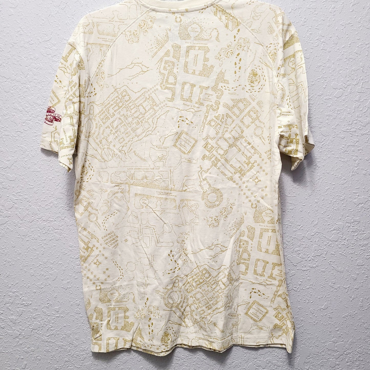 LARGE Shirt Harry Potter Marauder's Map  Universal Studio Wizard World Sun Act