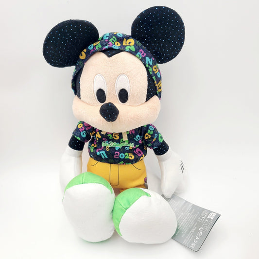 Walt Disney World Parks Mickey Mouse 2025 Hoodie Plush Small 13'' NEW