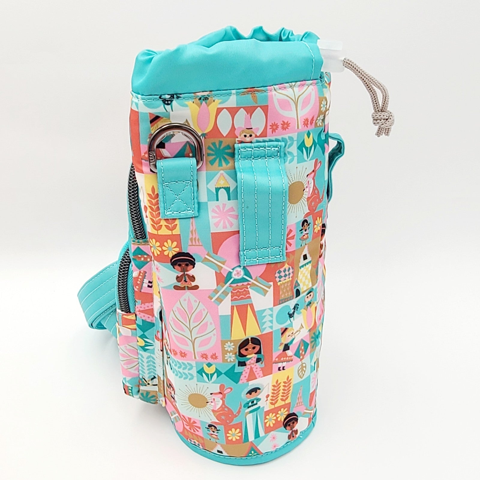 Walt Disney World Park It’s A Small World LUG Bottle Holder Bag & 50th Ears SET