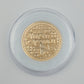 Tron Solar Sailer Coin Disney Park Flynns Arcade Golden Color Metal Medallion