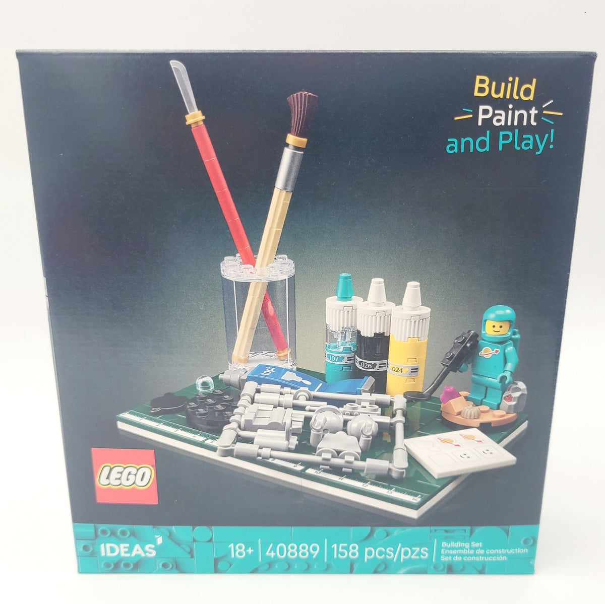 LEGO Ideas Build, Paint & Play! Minifigure Model Kit 40889 In Hand Ready to Ship