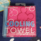 Disney Parks Mickey Mouse Cooling Towel Pink Coolcore 15" x 36" - NEW