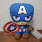 Disney Parks Captain America Marvel Avenger Plush Standing Cute Big Head NEW