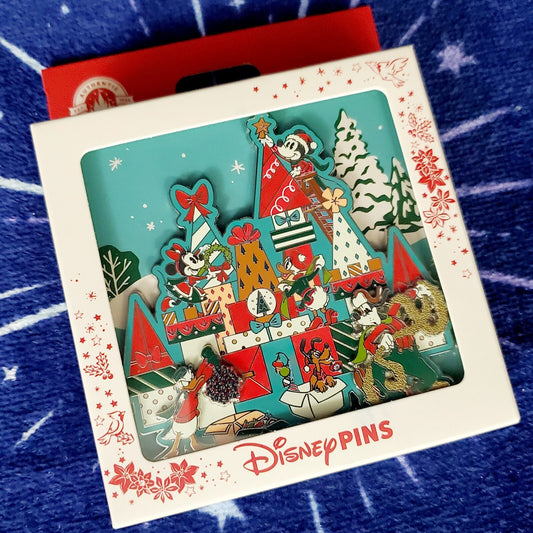 2022 Disney Parks Holidays Christmas Castle Mickey Minnie Donald Mini Jumbo Pin