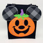 Disney Parks Mickey Jack-o'-Lantern Pumpkin 🎃 Felt Light-Up Halloween Candy Bag