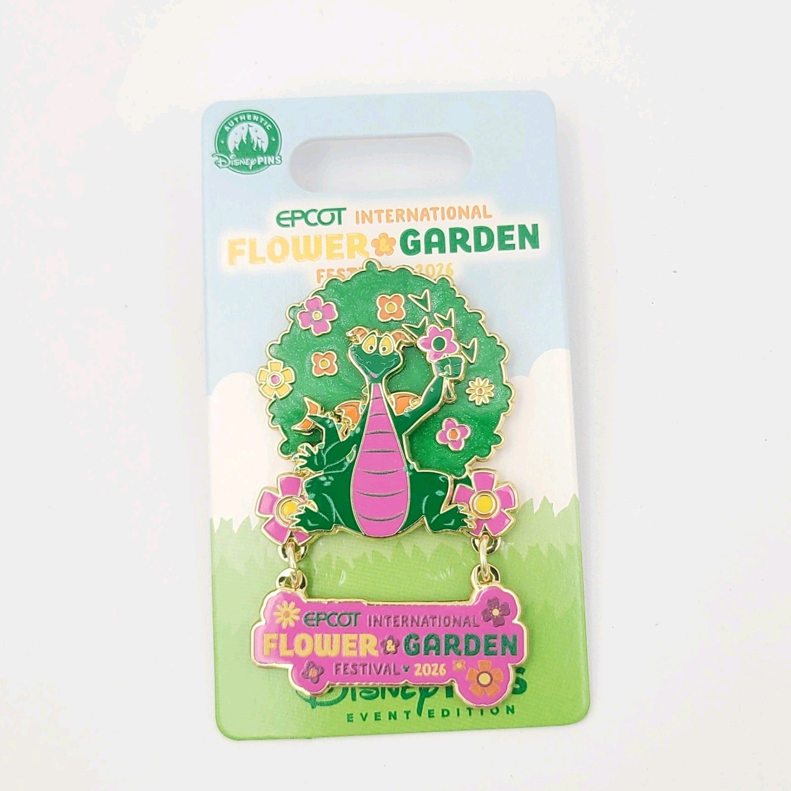 *10 Pin Set* Disney Parks Epcot Flower Garden 2026 Orange Figment Mickey Topiary