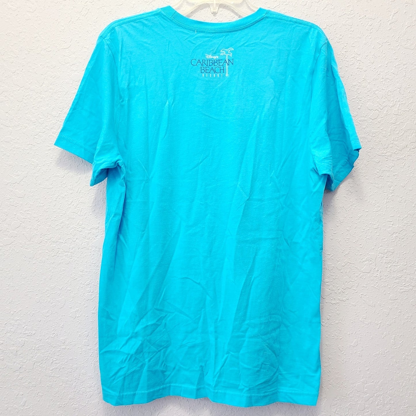 *LARGE Shirt* Walt Disney World Park Caribbean Beach Resort Blue WDW NEW