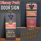 Disney Parks Door Hanger Hollywood Studios Tower of Terror DROP IN IF YOU DARE