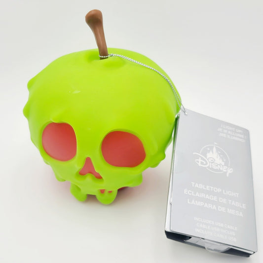 Disney Parks Halloween 2024 Snow White Poisoned Apple Tabletop Lamp Light New
