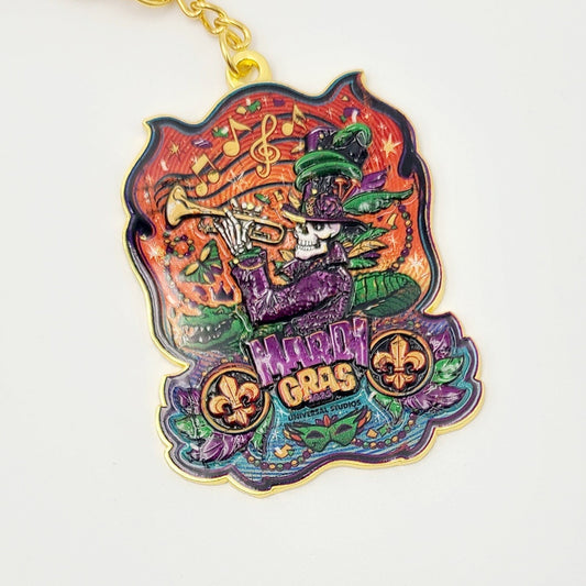 NEW Universal Studios Orlando Mardi Gras 2025 Baron Tonton Keychain