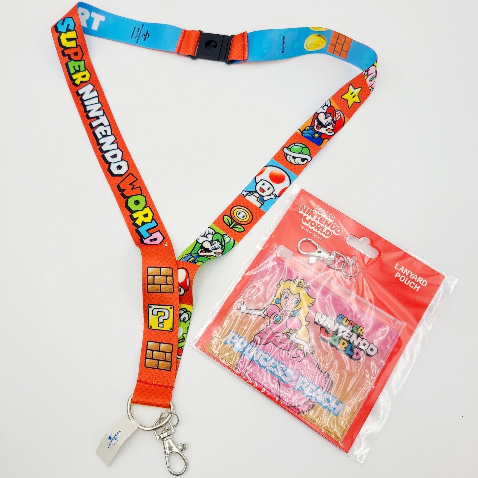 EPIC Universe Super Nintendo World Princess Peach Lanyard Pouch Universal Studio