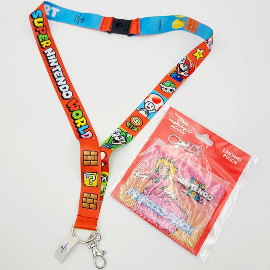 EPIC Universe Super Nintendo World Princess Peach Lanyard Pouch Universal Studio