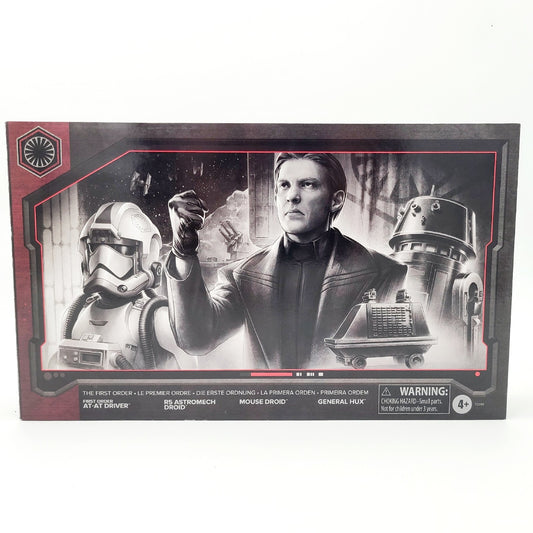 Star Wars Black Series Galaxy Edge First Order Disney Parks Set Hux R5 AT-AT 4pk