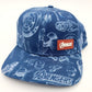 NEW Disney Parks Adult Marvel Heroes & Villains Avengers 60th Anniv Hat Cap Blue
