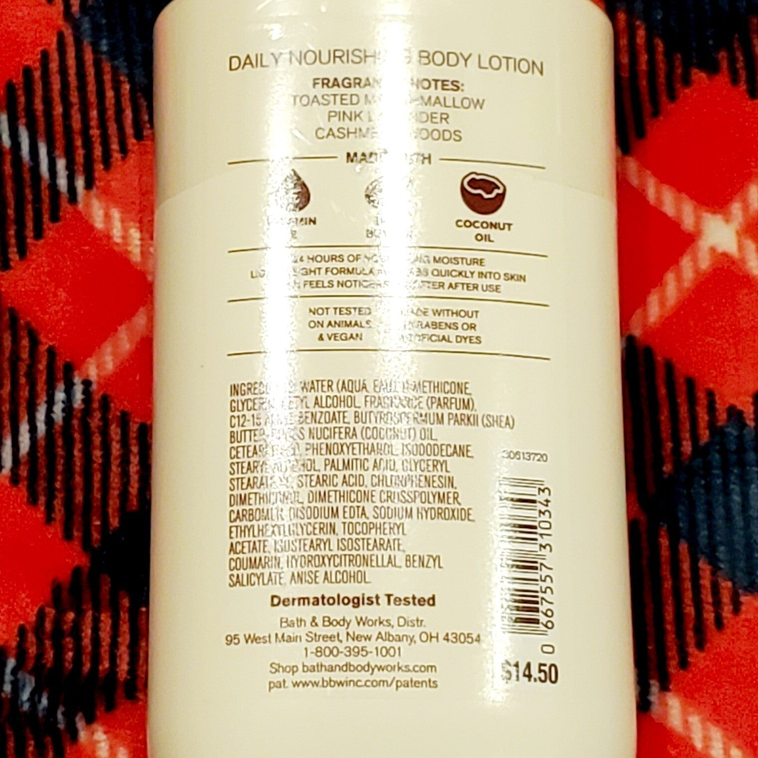 *Set of 3* Bath & Body Works Body Lotions Winter Berry Wonder Fireside Cashmere