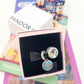 2026 Disney Parks Pandora Epcot Food Wine Mickey Minnie 2 Piece Charm Set Donald