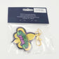 2026 Universal Studios Mardi Gras Bead Medallion King Gator Alligator Keychain