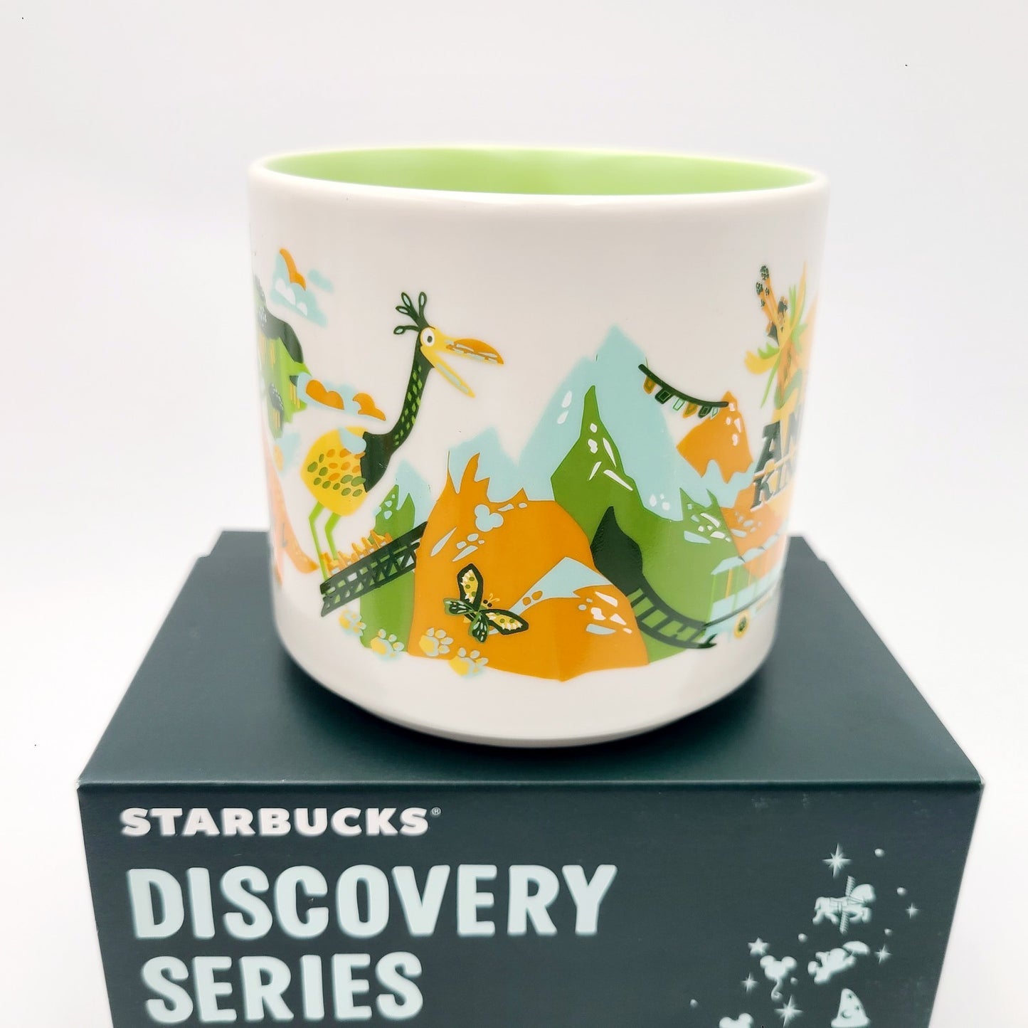 *14 oz Mug SET* Disney Parks Starbucks Discovery Series Epcot Magic HS Animal