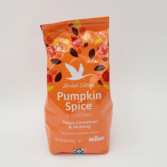 *1 Bag* Wawa 2026 Pumpkin Spice Ground Coffee 12 Oz Fall Halloween Limited Ed
