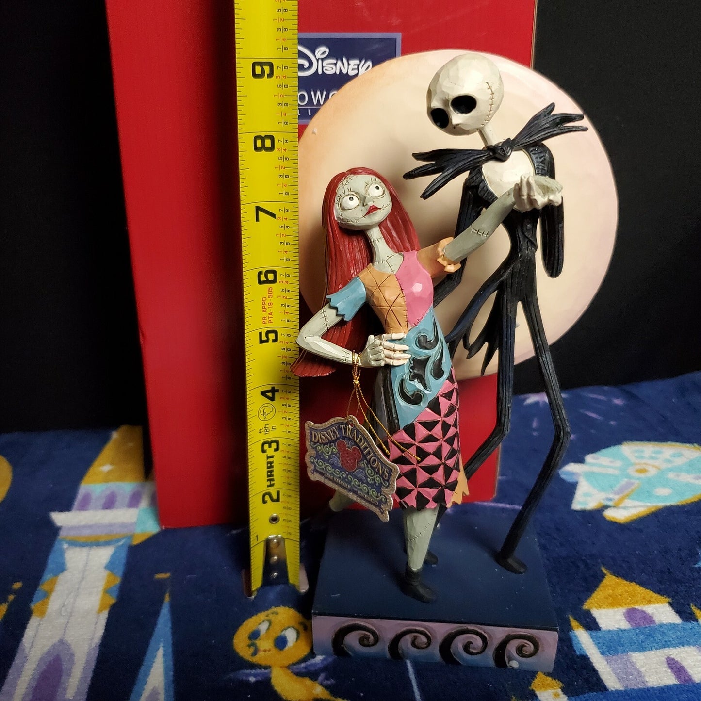 Disney Parks Traditions Jack & Sally Moon Jim Shore 6008992 Nightmare Christmas