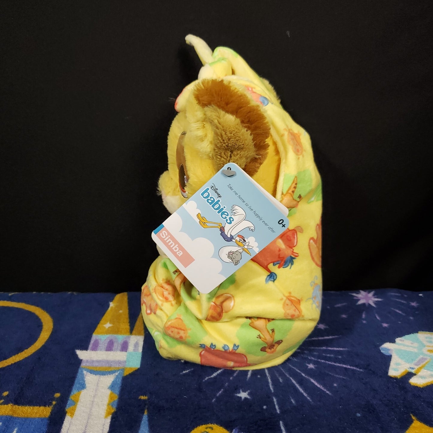 NEW Walt Disney World Parks Baby Simba in Blanket Pouch Plush The Lion King