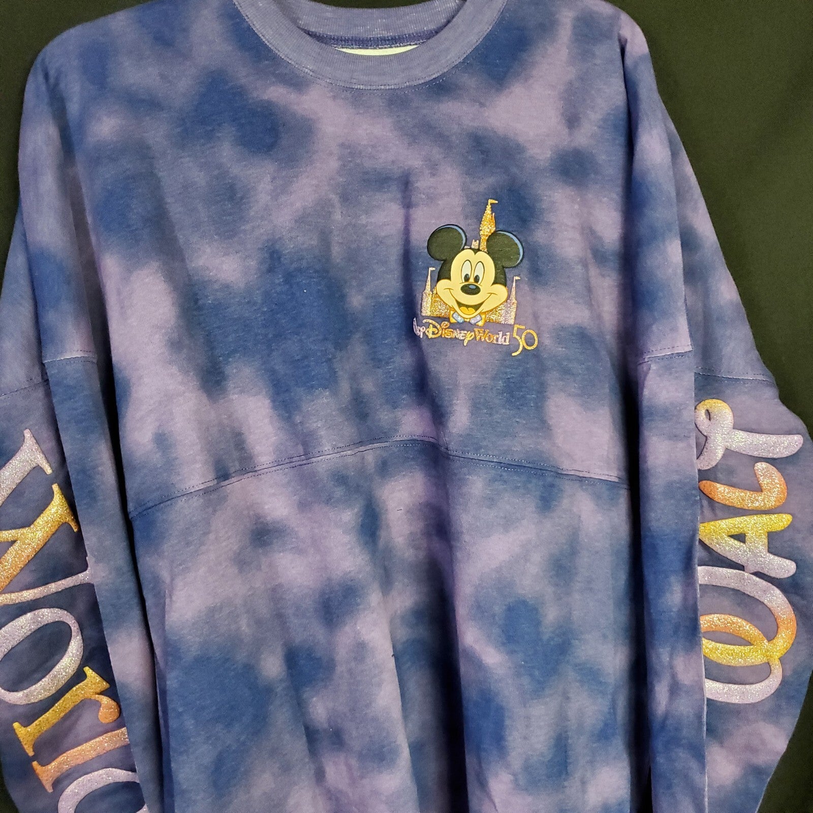 *Adult Medium* 2022 Walt Disney World 50th Anniversary Tie Dye Spirit Jersey NEW
