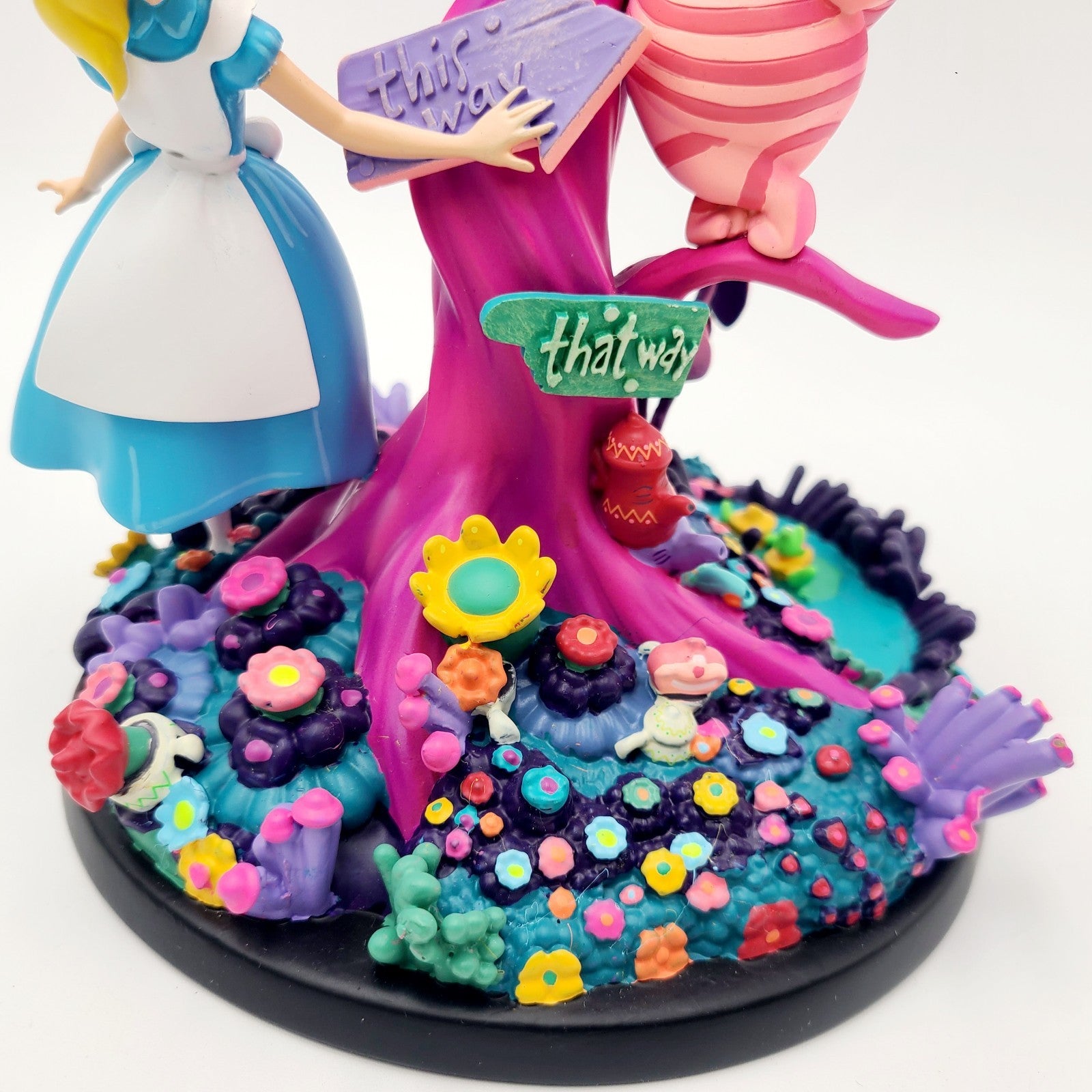NEW Walt Disney World Parks Alice in Wonderland Glow-in-the-Dark Figurine Figure