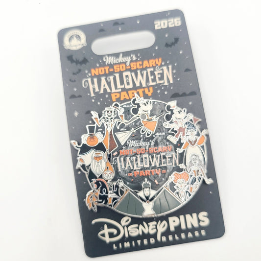 2026 Disney Parks Mickey’s Not So Scary Halloween Party Logo Trading Pin Minnie