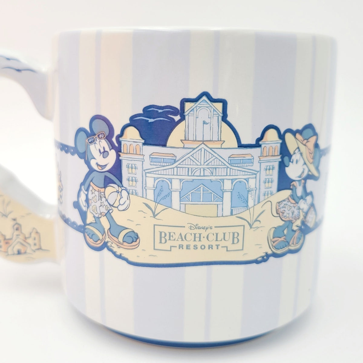 Walt Disney World Parks 2026 Beach Club Resort Mickey Castle Stackable Mug Cup