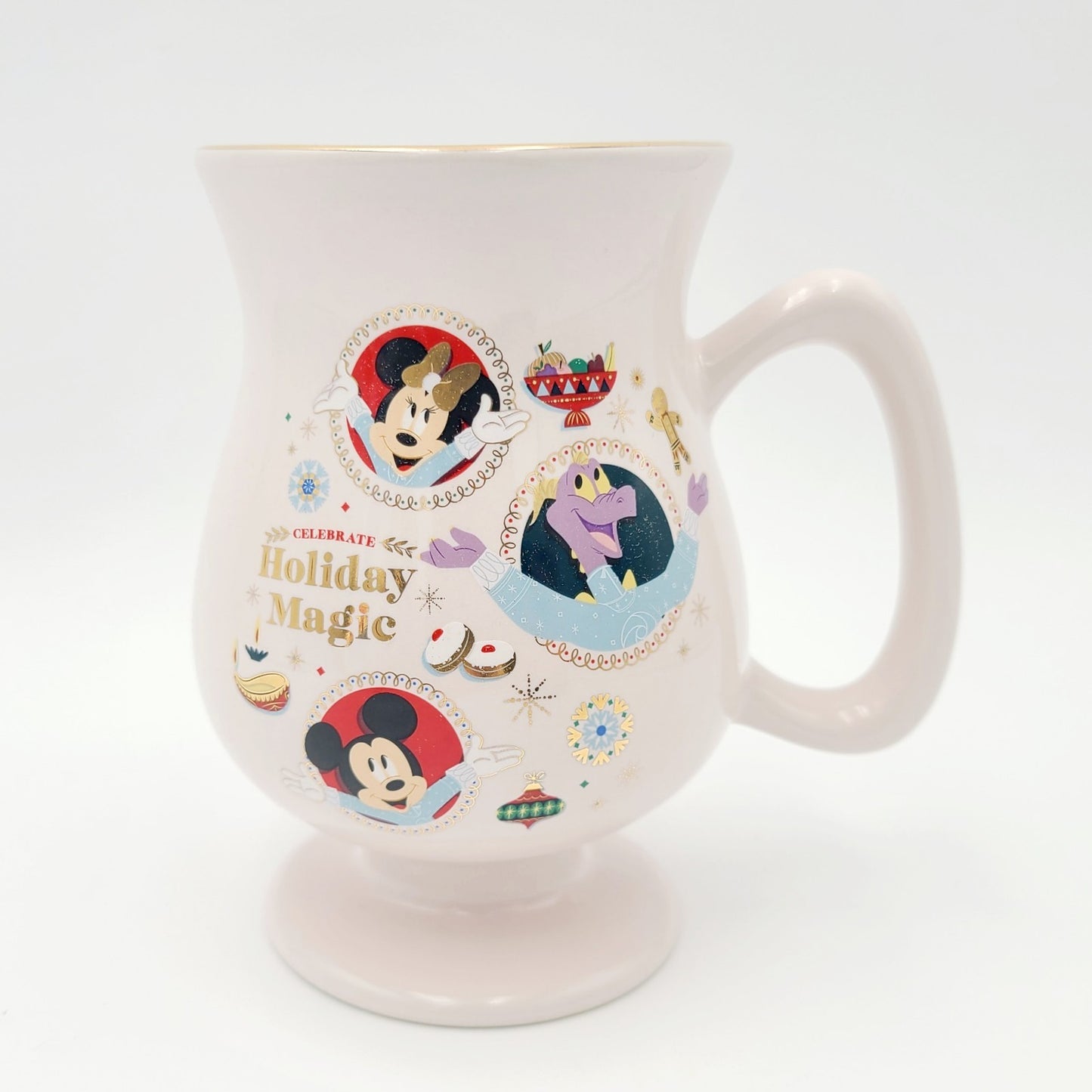 Disney Parks 2025 EPCOT Festival Of The Holidays Ceramic Coffee Mug Figment NEW