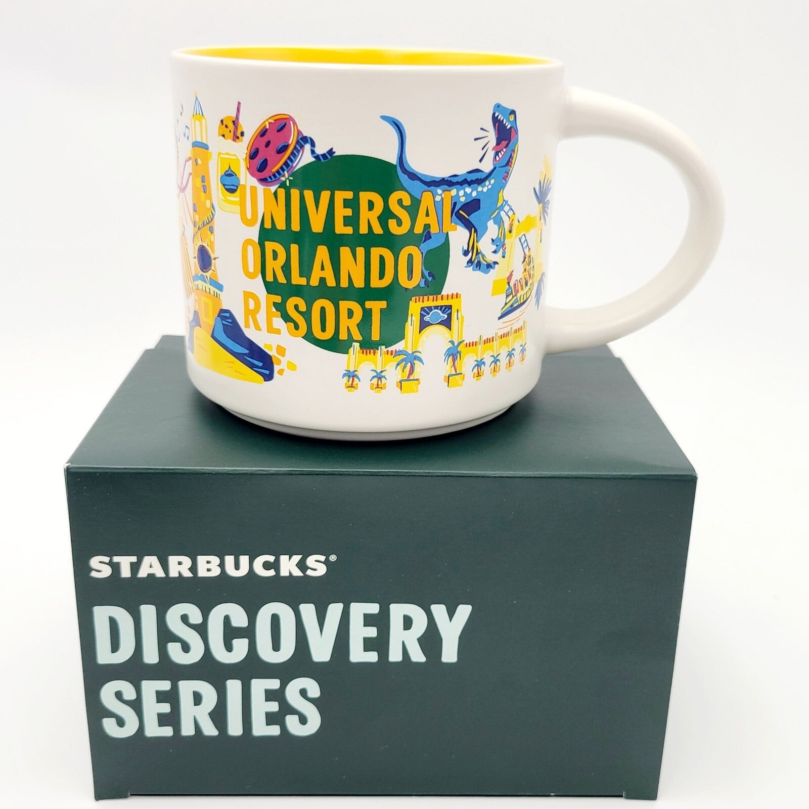 Universal Studio Orlando Starbucks Discovery Series Ceramic Coffee Mug Ornament