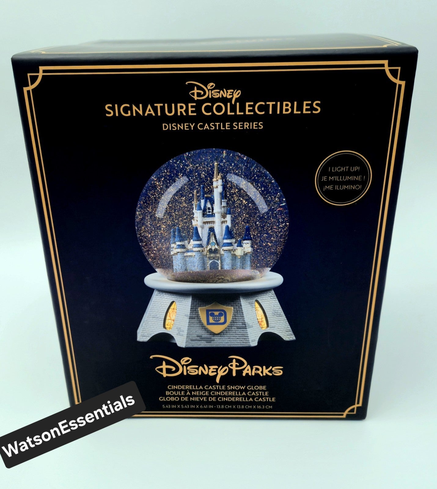 2026 Disney Parks Walt Disney World Park Cinderella Castle Series Snow Globe New