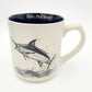 Bass Pro Shops Tarpon Fishing Mug Nature Art 16 fl oz Coffee Cream Color Beige