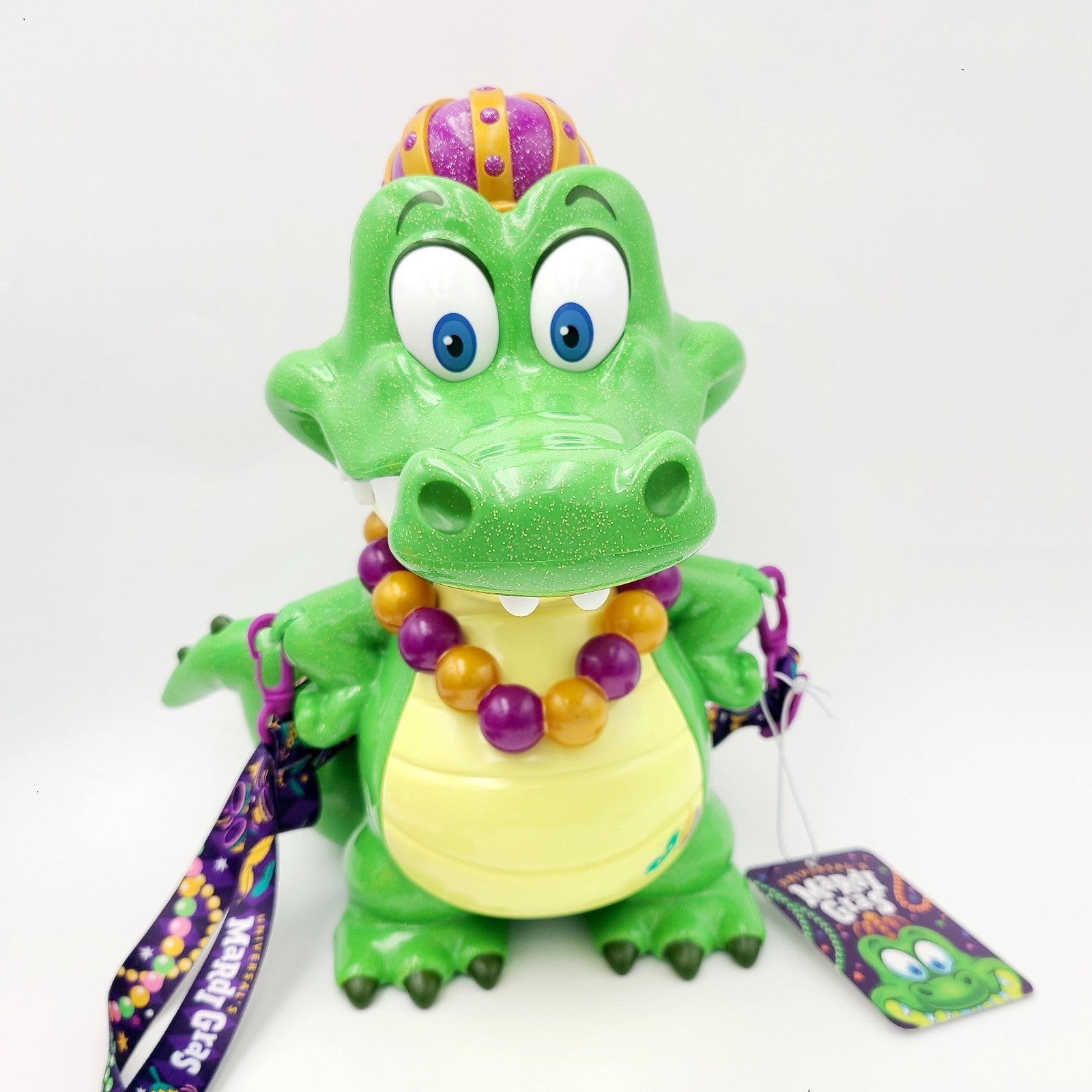 *Popcorn Bucket* Universal Studios Mardi Gras 2025 King Gator Light Up Orlando
