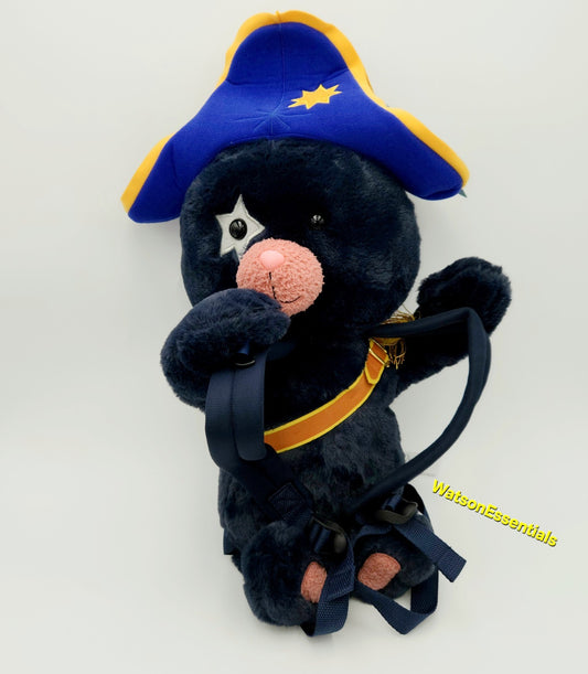 NEW Captain Cacao Bear Universal Orlando Epic Universe Theme Park Plush Backpack