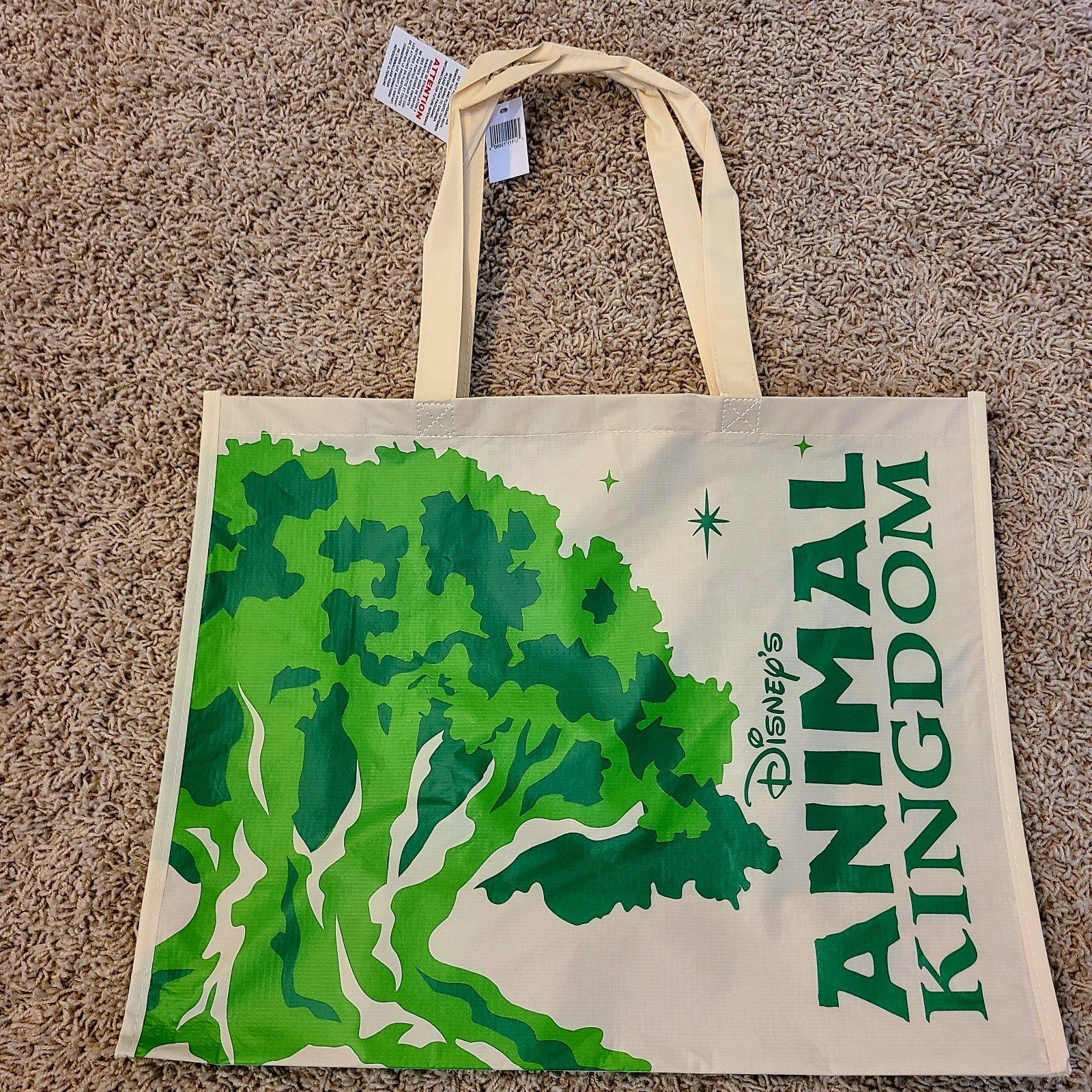 *Medium & Large Reusable Bag Set* Disney World Park Animal Kingdom Tote Shopping